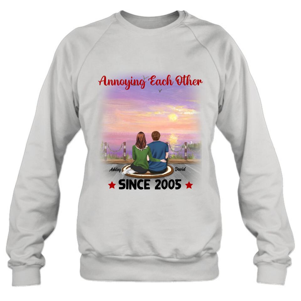 Personalized Annoying Couple T-Shirt - Gift Idea For Couple - Annoying Each Other For Valentine's Day