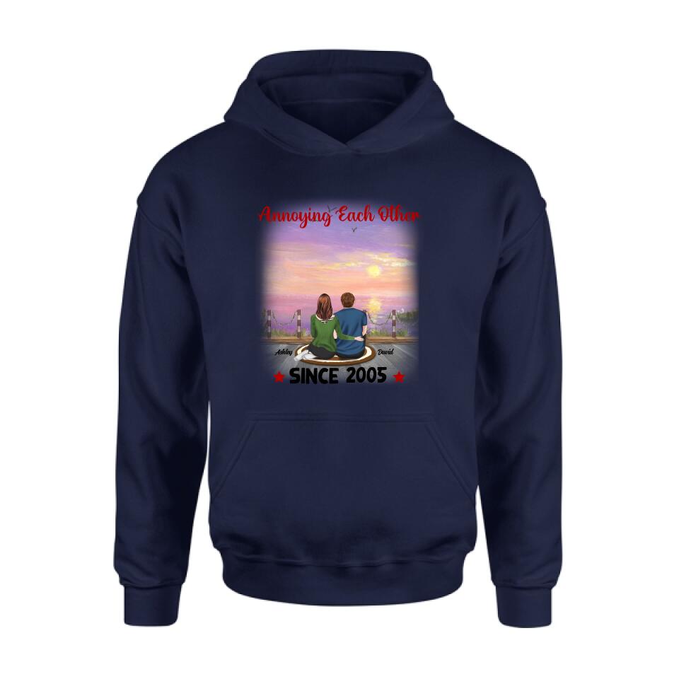Personalized Annoying Couple T-Shirt - Gift Idea For Couple - Annoying Each Other For Valentine's Day