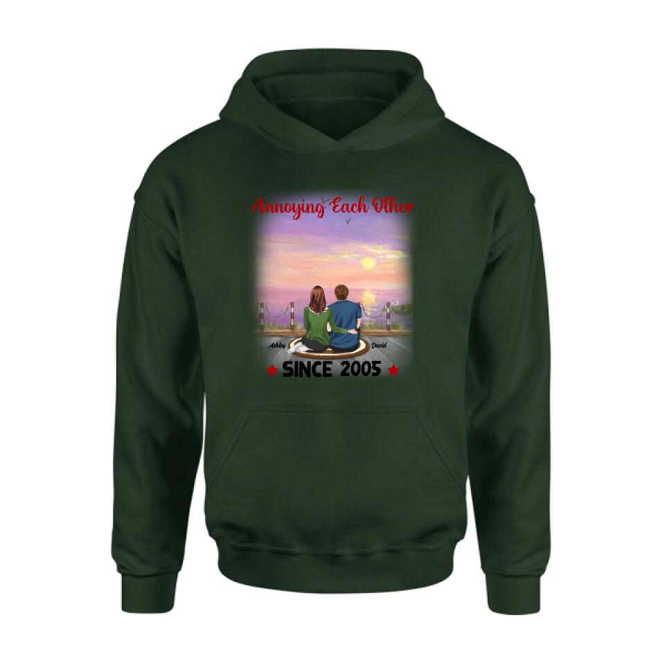 Personalized Annoying Couple T-Shirt - Gift Idea For Couple - Annoying Each Other For Valentine's Day