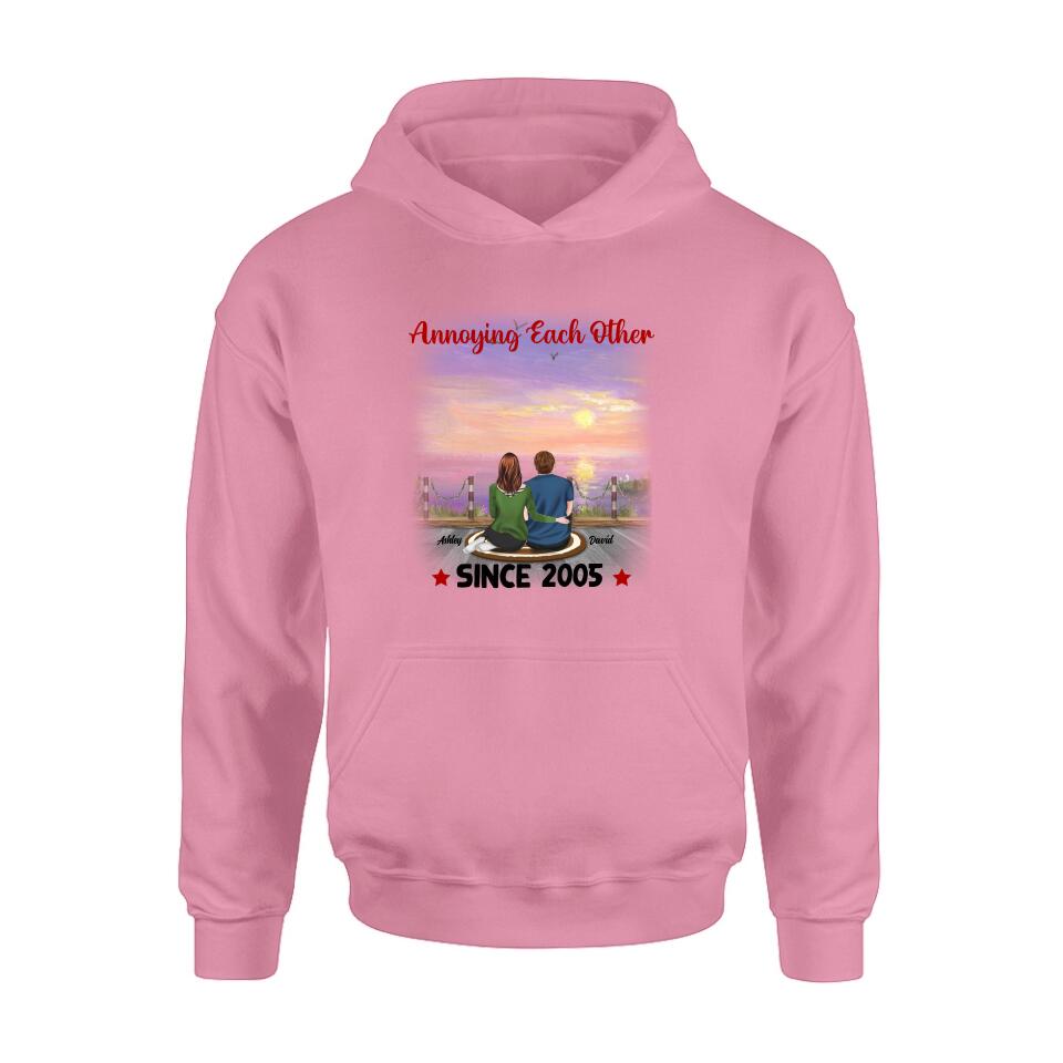Personalized Annoying Couple T-Shirt - Gift Idea For Couple - Annoying Each Other For Valentine's Day