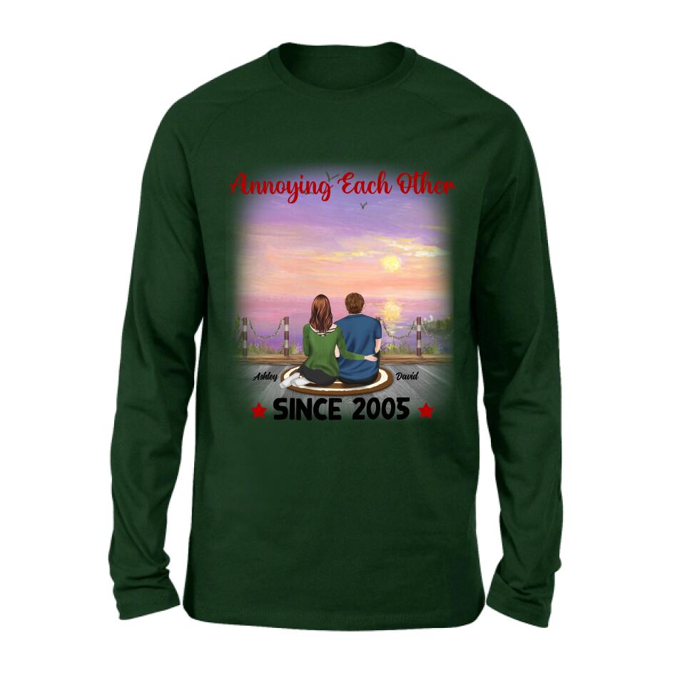 Personalized Annoying Couple T-Shirt - Gift Idea For Couple - Annoying Each Other For Valentine's Day
