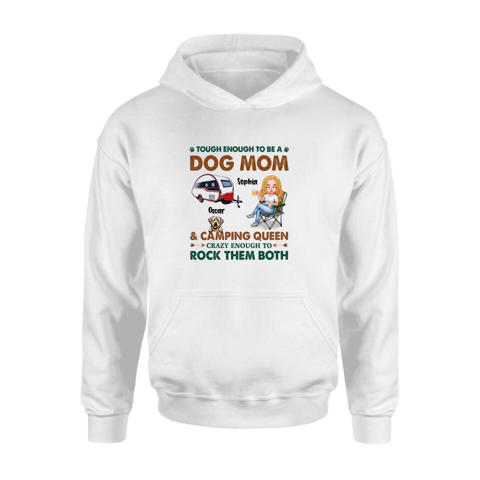 Personalized Camping With Dogs Shirt - Up to 5 Dogs - Best Gift For Dog Lovers - I Like Camping And Dogs And Maybe 3 People
