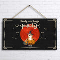 Personalized Halloween Cats Door Sign - Up to 5 Cats - Best Gift For Cat Lovers - 3QH5BH