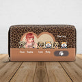 Personalized Pet Mom Long Wallet - Gift Idea For Dog/Cat Owner with up to 5 Pets