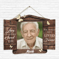 Personalized Memorial Wooden Sign - Memorial Gift For Family