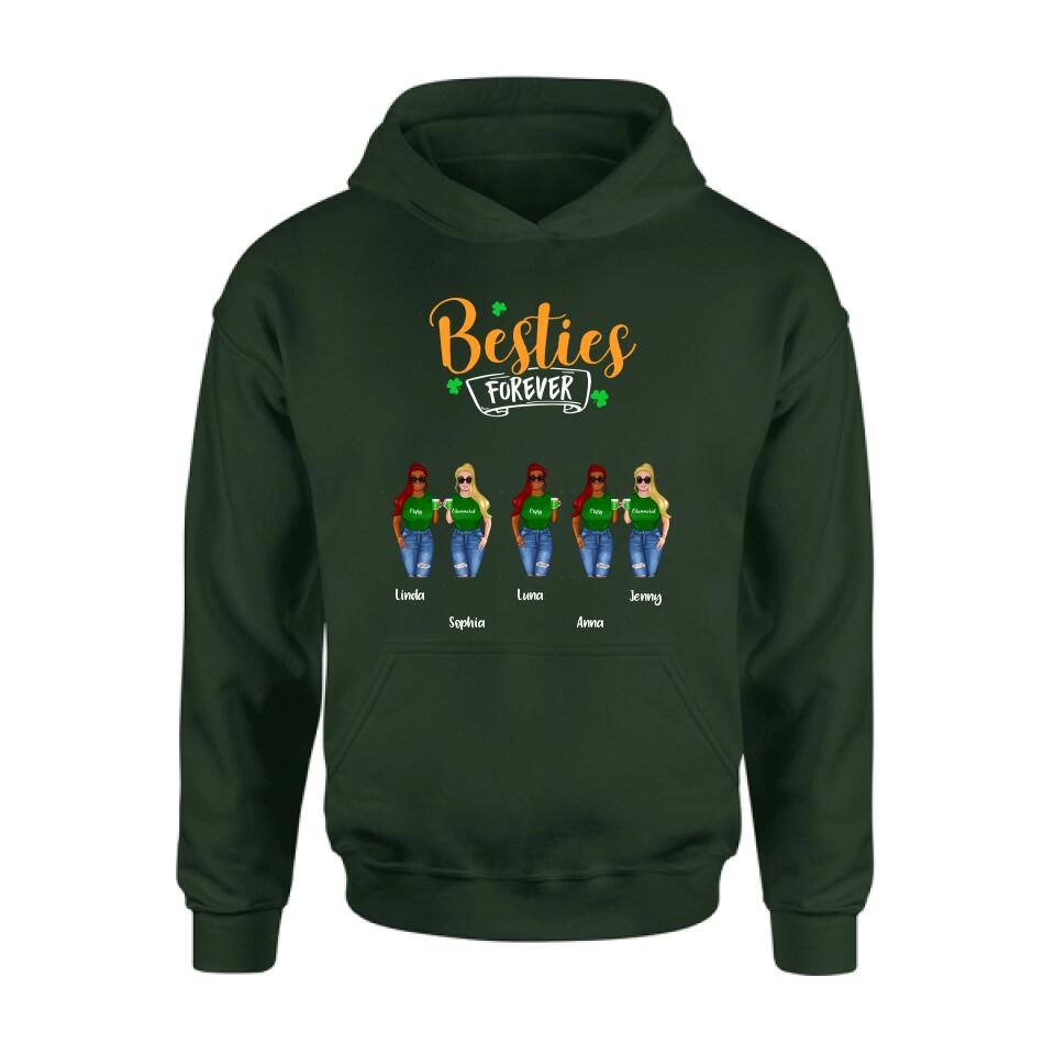 Personalized Drunker Half Shirt - Up to 5 People - Gift Idea For St Patrick's Day - She Is My Drunker Half