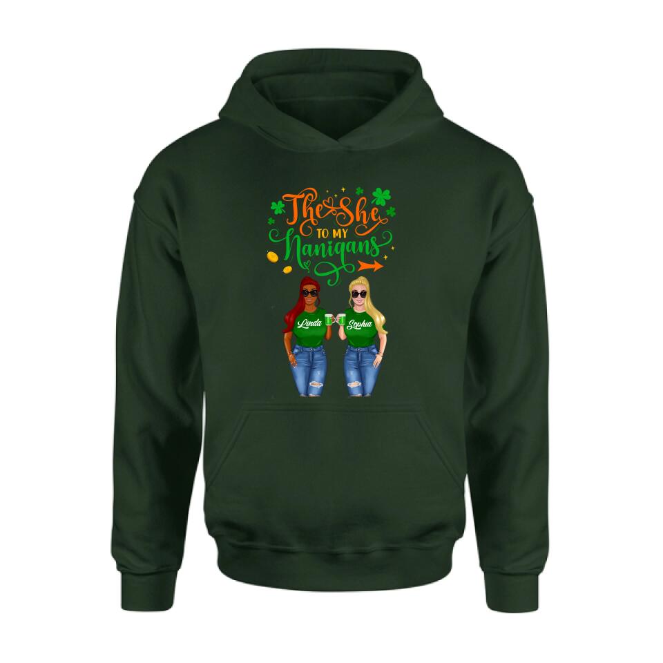 Personalized Friends Shirt - Gift Idea For St Patrick's Day - The She To My Nanigans