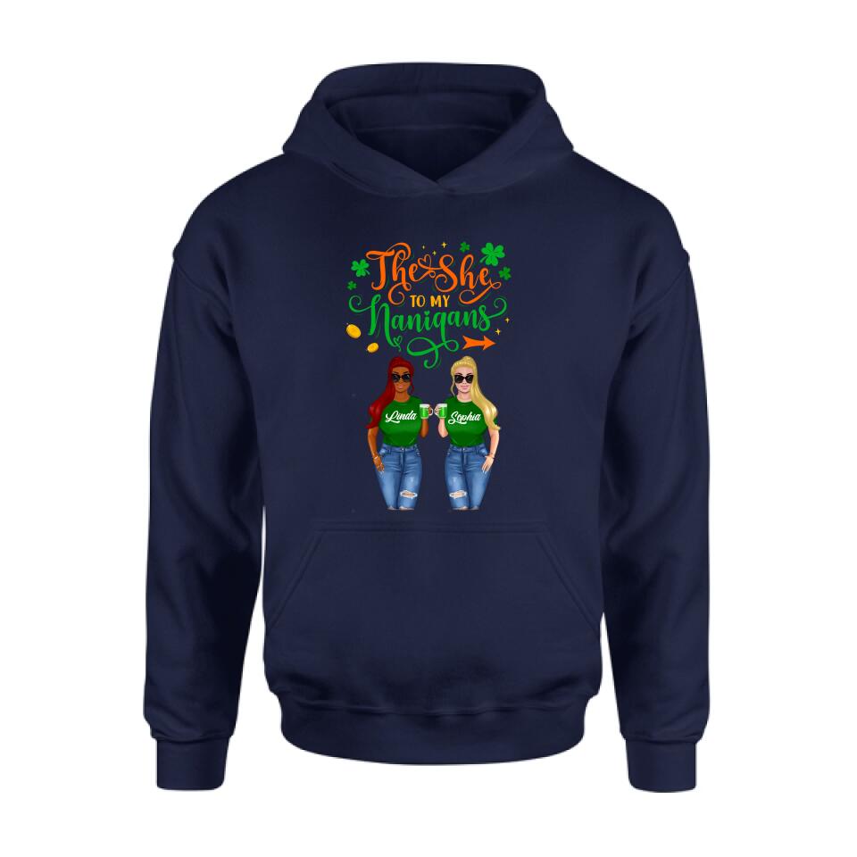 Personalized Friends Shirt - Gift Idea For St Patrick's Day - The She To My Nanigans