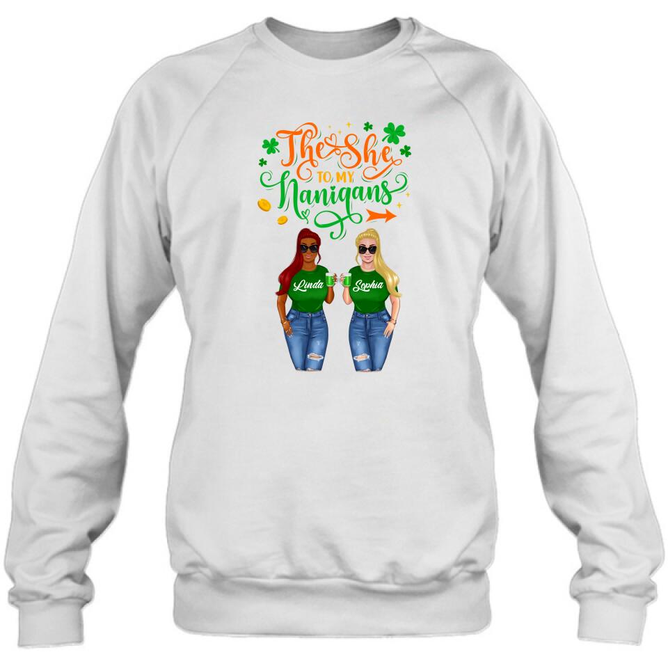 Personalized Friends Shirt - Gift Idea For St Patrick's Day - The She To My Nanigans
