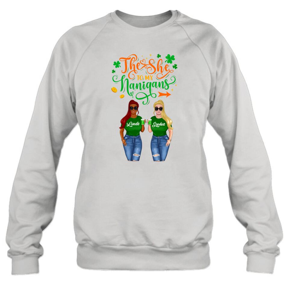 Personalized Friends Shirt - Gift Idea For St Patrick's Day - The She To My Nanigans