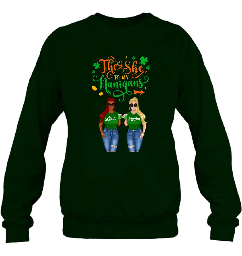 Personalized Friends Shirt - Gift Idea For St Patrick's Day - The She To My Nanigans