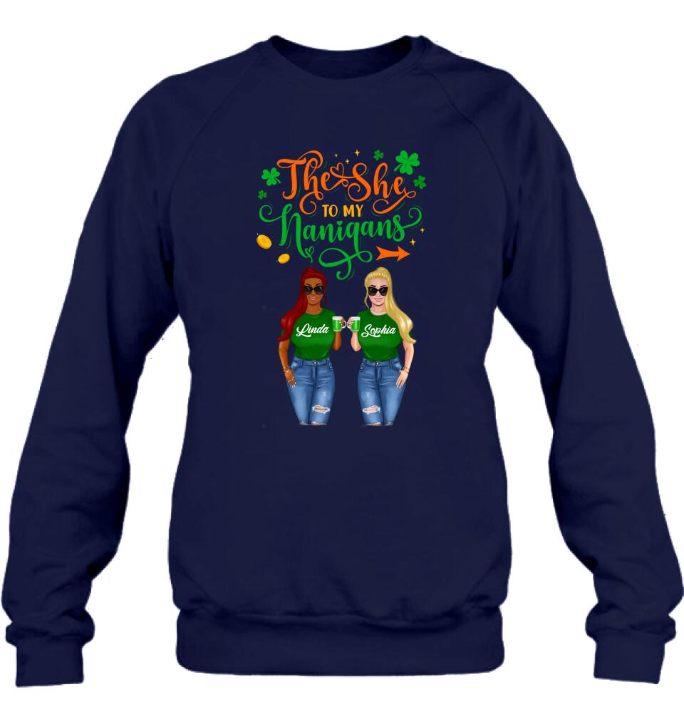 Personalized Friends Shirt - Gift Idea For St Patrick's Day - The She To My Nanigans