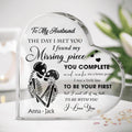 Personalized To My Husband Acrylic Plaque - Gift Idea For Couple - To My Husband
