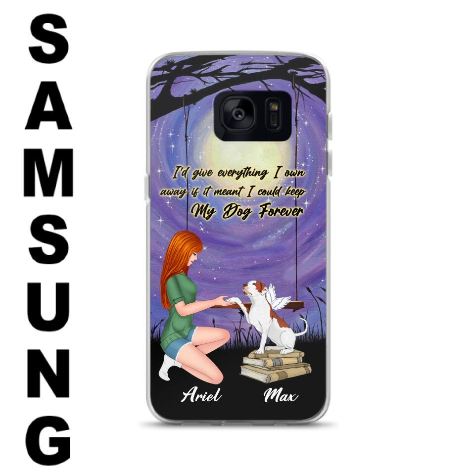 Custom Personalized Dog Mom Phone Case - Gift Idea For Dog Mom/ Dog Lover - When I Needed A Hand I Found Your Paw - Case For iPhone And Samsung
