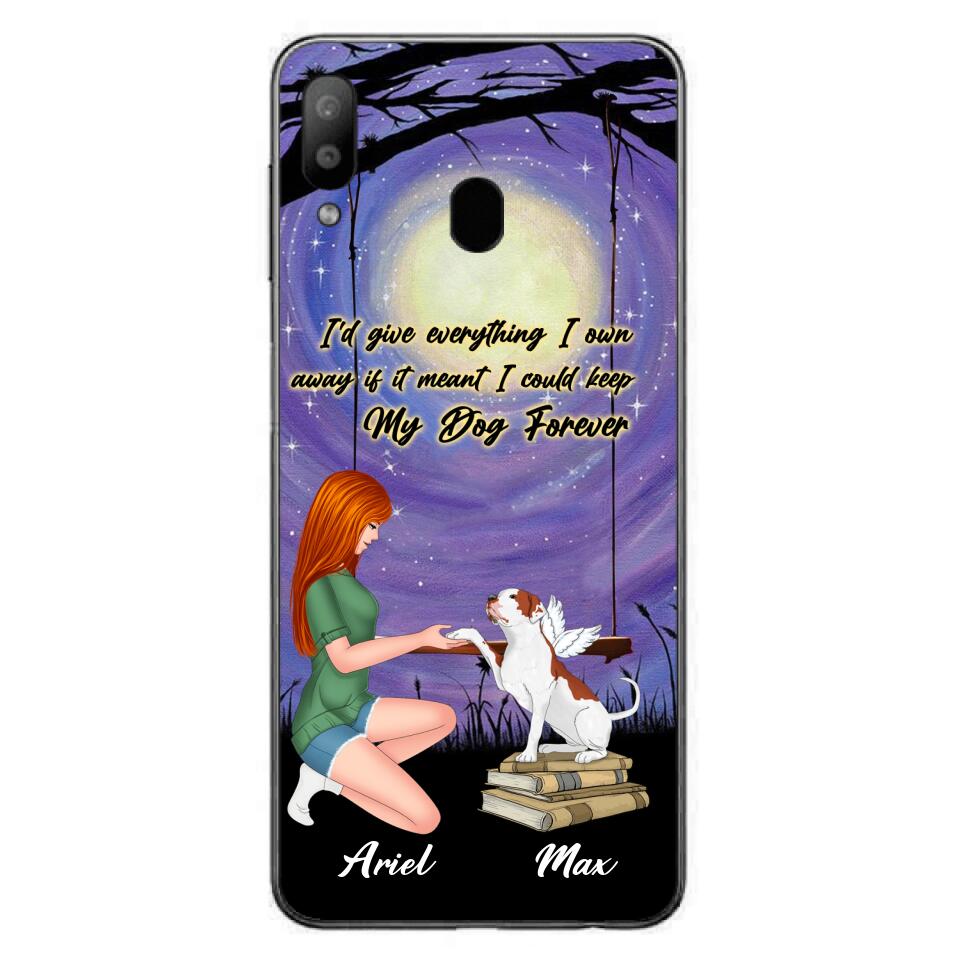 Custom Personalized Dog Mom Phone Case - Gift Idea For Dog Mom/ Dog Lover - When I Needed A Hand I Found Your Paw - Case For iPhone And Samsung