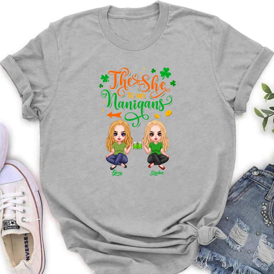Personalized Friends Shirt - Gift Idea For St Patrick's Day - The She To My Nanigans