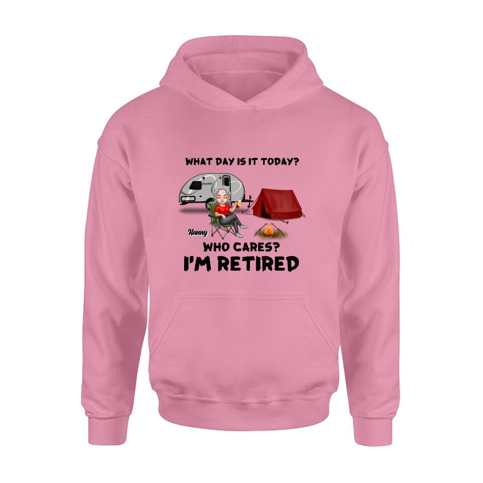 Personalized Grandma Camping Shirt/Pullover Hoodie - Gift Idea For Grandma/Camping Lover - Grammingo Like A Normal Grandma Only More Awesome