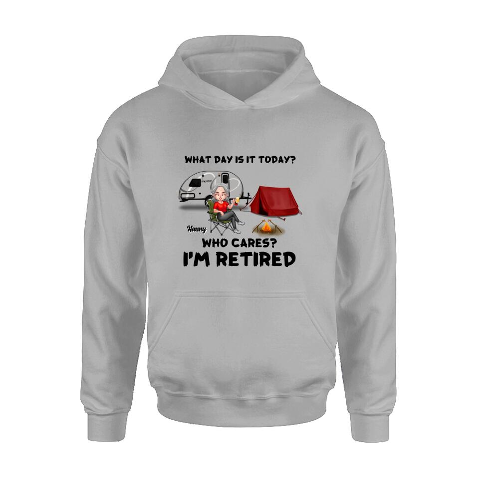 Personalized Grandma Camping Shirt/Pullover Hoodie - Gift Idea For Grandma/Camping Lover - Grammingo Like A Normal Grandma Only More Awesome