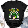 Personalized Irish Girl Unisex T-shirt/Sweatshirt/Hoodie - Gift Idea For St Patrick's Day - I'm An Irish Girl
