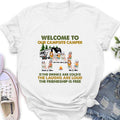 Personalized Camping Friends Shirt - Up to 8 People - Best Gift For Camping Lovers - Life Is Better When You're Camping With Friends