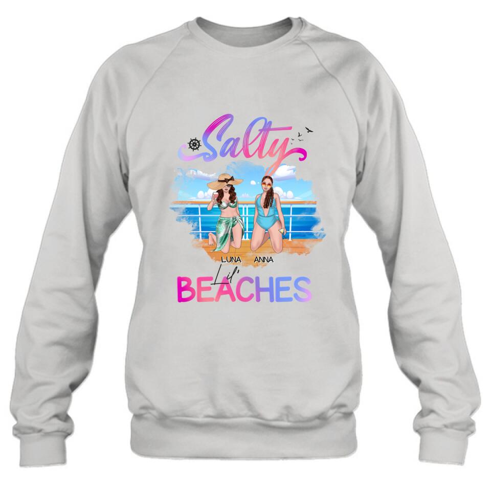 Personalized Cruising Friends Shirt - Up to 4 People - Gift Idea For Friends - Salty Lil' Beaches