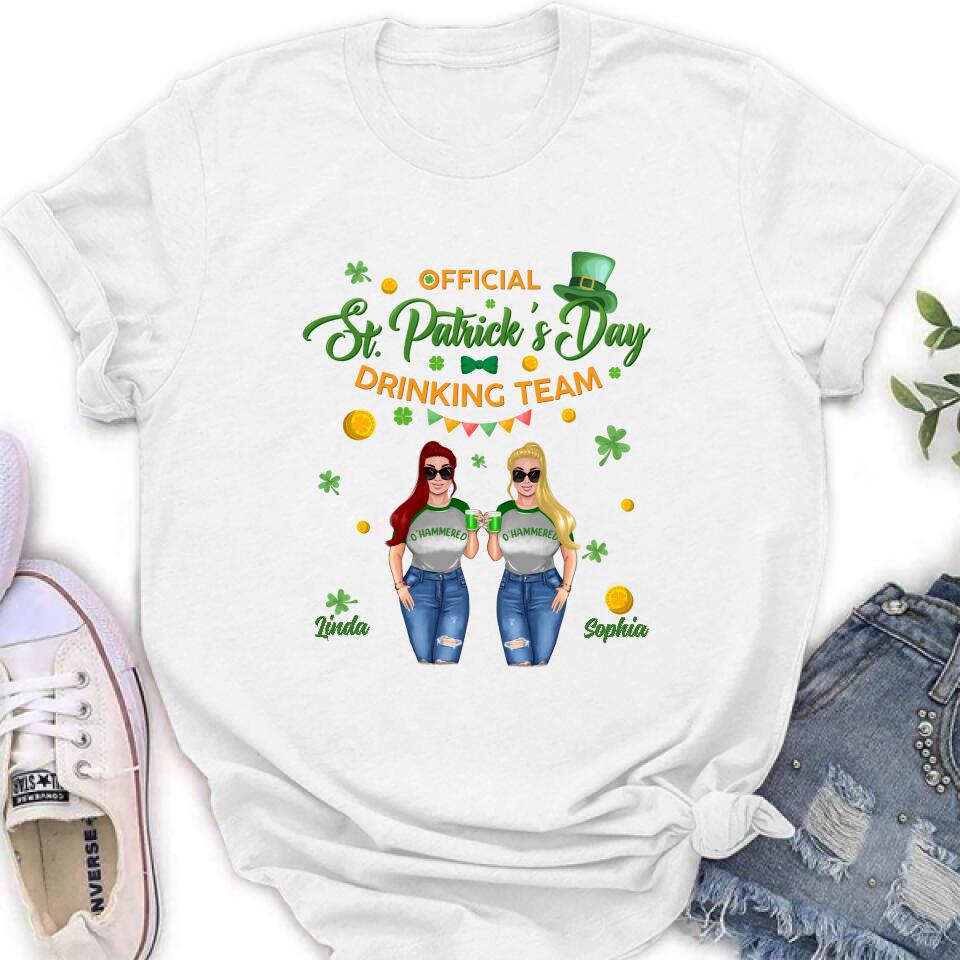 Personalized Drunker Half Shirt - Gift Idea For St. Patrick's Day - She Is My Drunker Half