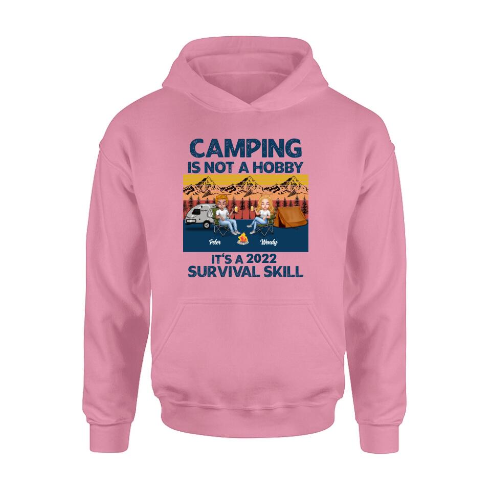 Personalized Camping Unisex T-shirt/Hoodie/Sweatshirt/Long Sleeve - Gift For Couple/ Single/ Camping Lovers - Camping Is Not A Hobby