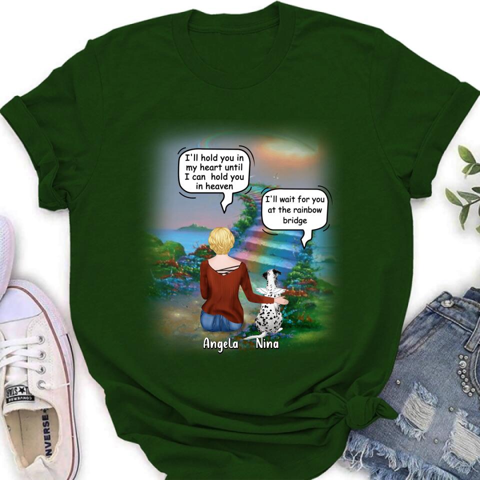 Personalized Memorial Dog Shirt - Up to 4 Dogs - Memorial Gift For Dog Lovers