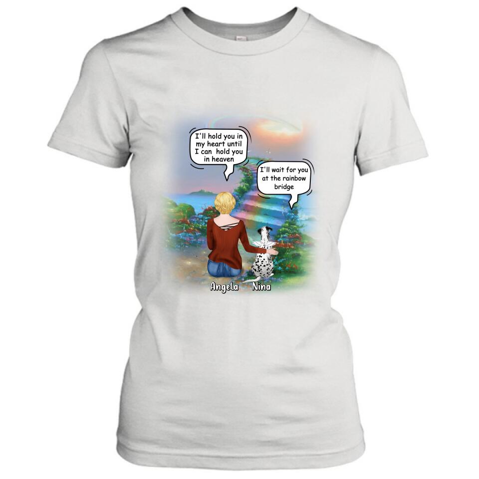 Personalized Memorial Dog Shirt - Up to 4 Dogs - Memorial Gift For Dog Lovers