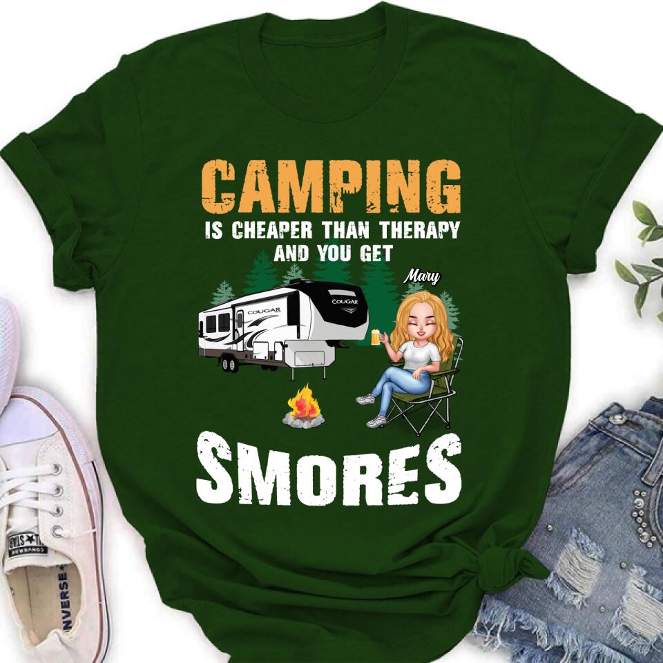 Personalized Camping Shirt - Up to 4 People - Best Gift For Camping Lovers