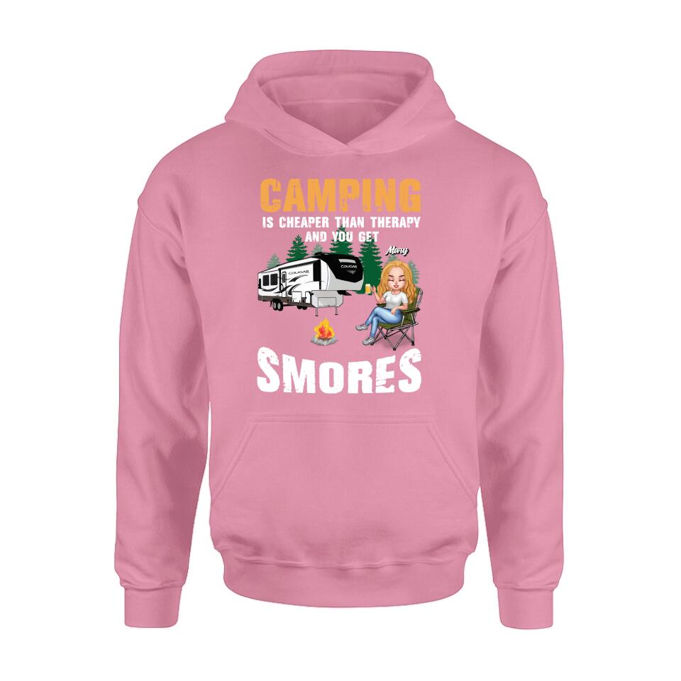 Personalized Camping Shirt - Up to 4 People - Best Gift For Camping Lovers
