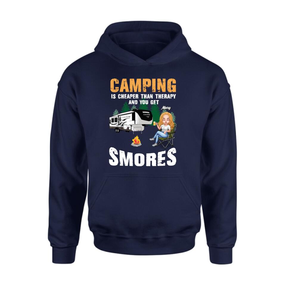 Personalized Camping Shirt - Up to 4 People - Best Gift For Camping Lovers