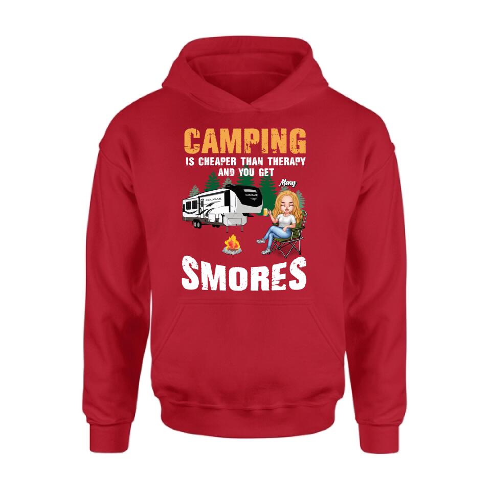 Personalized Camping Shirt - Up to 4 People - Best Gift For Camping Lovers