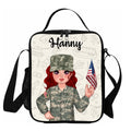 Custom Personalized USA Veteran Bag Sets - Gift Idea For Kids/ Military Gift