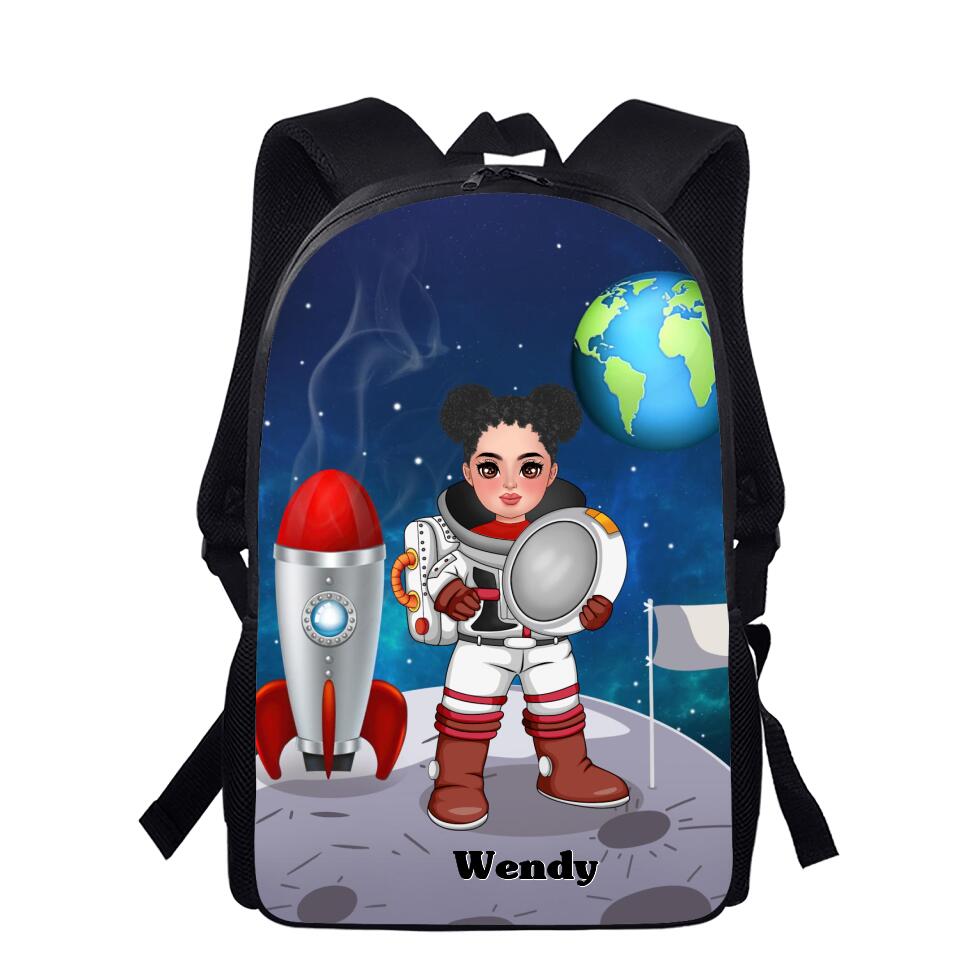 Custom Personalized Astronaut Bag Set - Gift Idea For Kids/Space Lovers