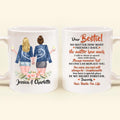 Personalized Dear Bestie Coffee Mug - Gift Idea For Friend/Bestie - You Have A Special Place In My Heart Forever