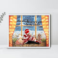 Personalized Hugging Couple Xmas Horizontal Poster - Couple With Up to 2 Pets - Best Gift For Christmas - You Will Forever Be My Always - EWFNOK