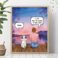 Personalized Dog Mom Poster - Up to 4 Pets - Gift Idea For Pet Lover - FXVV9O