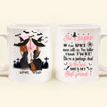 Personalized Friends Mug - Halloween Gift Idea For Friends/Sisters - She Is Sugar I'm Spice