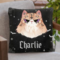 Personalized Cat Pillow Cover - Halloween Gift Idea For Cat Lovers