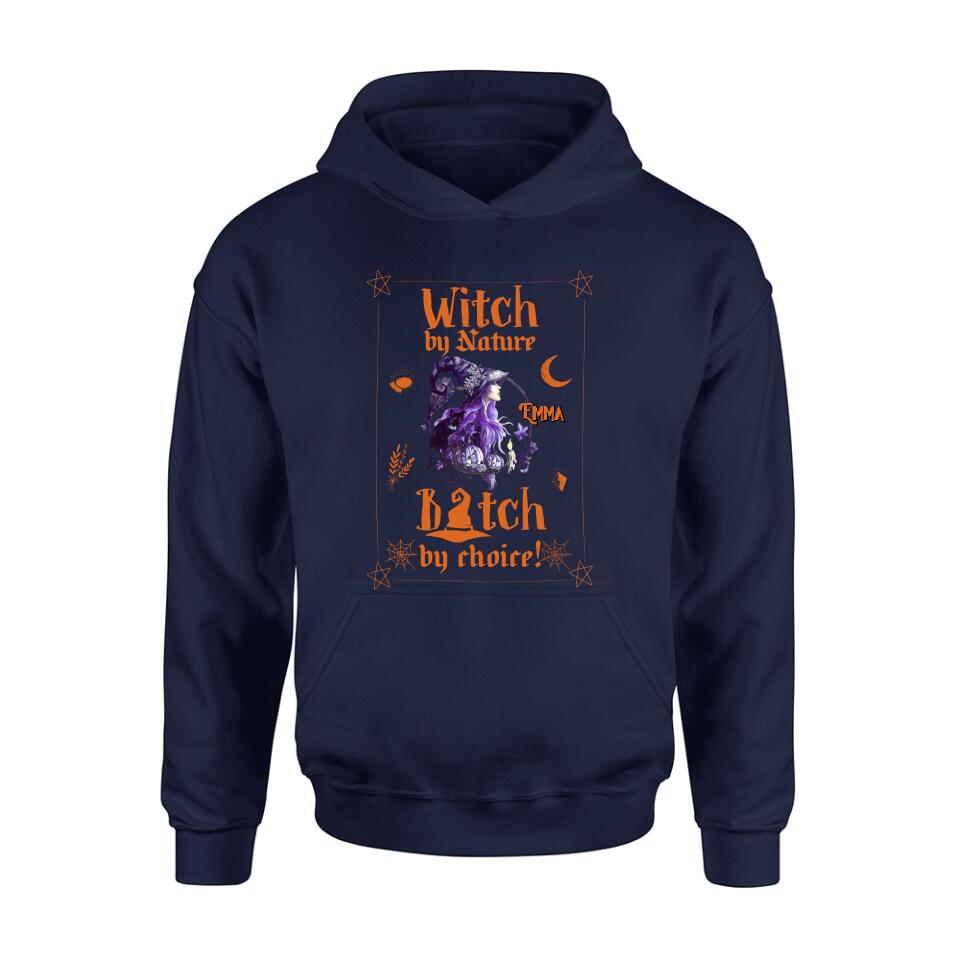 Custom Personalized Witch Shirt - Halloween Gift Idea For Friends