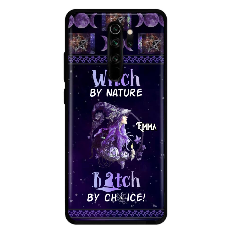 Custom Personalized Witch Phone Case - Halloween Gift Idea For Friends - Case for Xiaomi, Huawei & Oppo