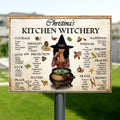 Custom Personalized Kitchen Witchery Metal Sign - Gift Idea For Halloween/Wiccan Decor/Pagan Decor