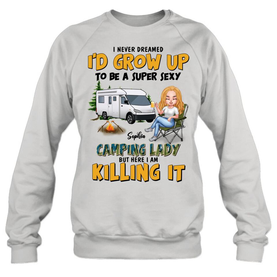 Personalized Camping Queen Shirt - Gift Idea For Camping Lover - Camping Queen Classy Sassy And A Bit Smart Assy