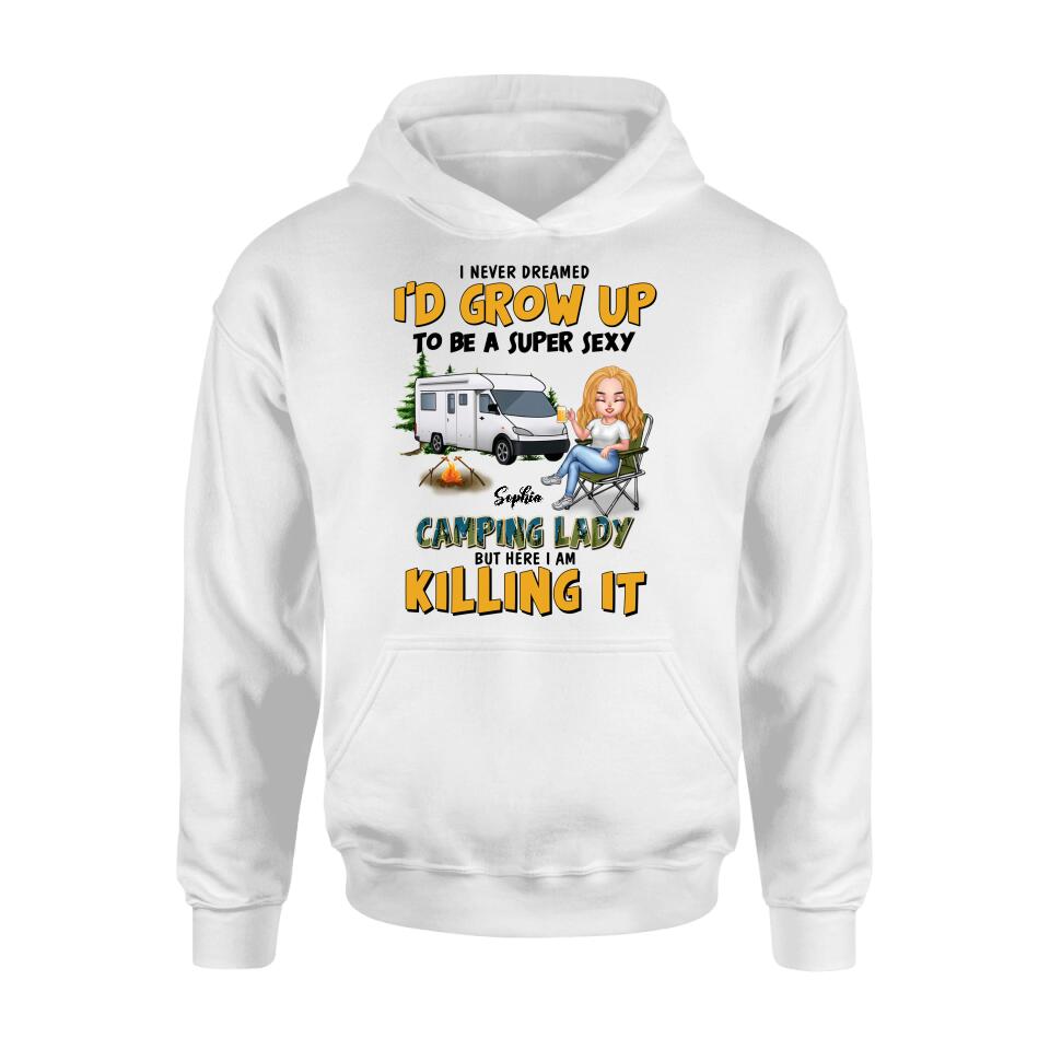 Personalized Camping Queen Shirt - Gift Idea For Camping Lover - Camping Queen Classy Sassy And A Bit Smart Assy