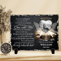 Personalized Memorial Photo Lithograph - Memorial Gift Idea - Forever In Our Hearts