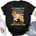 Personalized Dog Mom Shirt - Gift Idea For Dog Lovers - In My Darkest Hour I Reached For A Hand And Found A Paw