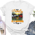 Personalized Family Camping Trip Shirt/Pullover Hoodie - Couple/Single Parent/Parents With Up to 3 Kids And 3 Pets - Gift Idea For Whole Family/Camping Lover