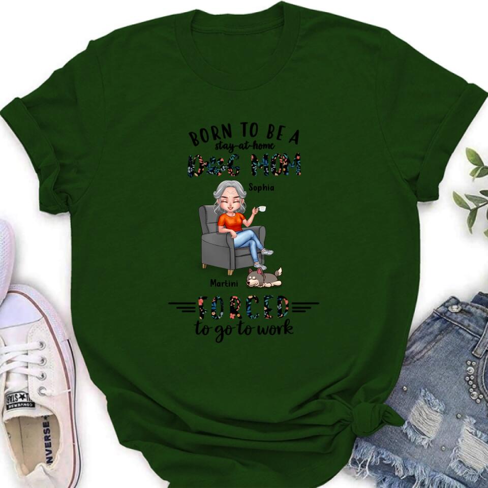 Personalized Dog Mom T-Shirt - Up to 4 Dogs - Gift Idea For Mother - Dog Lover