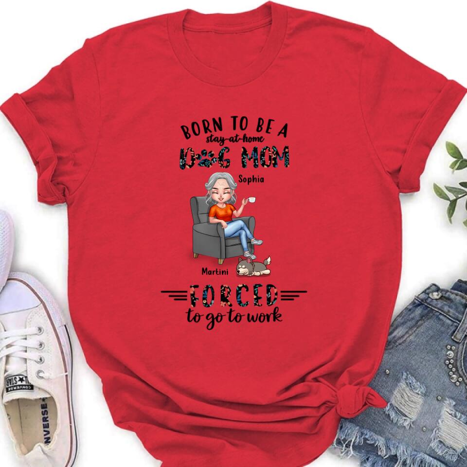 Personalized Dog Mom T-Shirt - Up to 4 Dogs - Gift Idea For Mother - Dog Lover